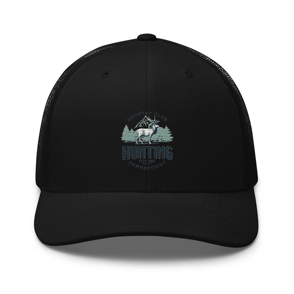 Deer Hunting Country Club  Retro Trucker Hat