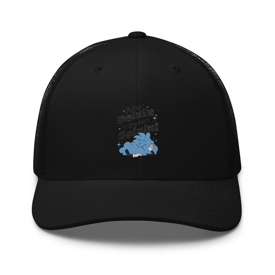 Delulu is the Solulu! - Typographic Cartoon Streetwear Retro Trucker Hat
