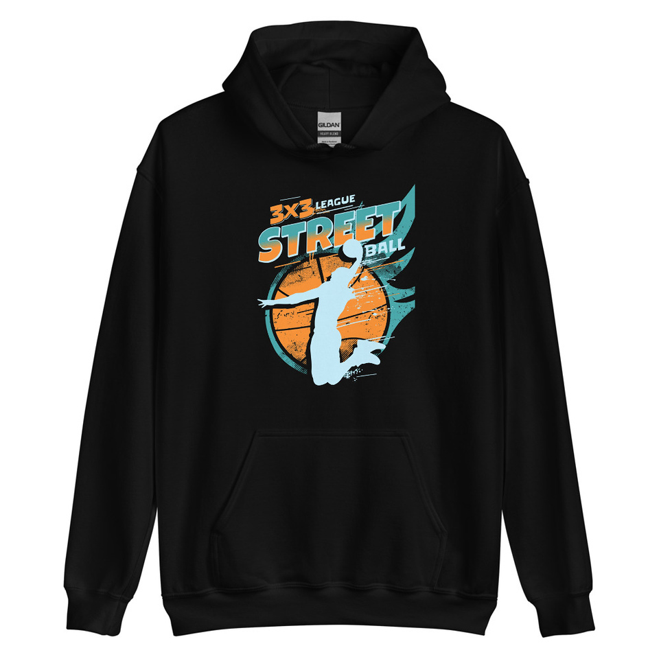 3x3 Basketball League Unisex Heavy Blend Hoodie