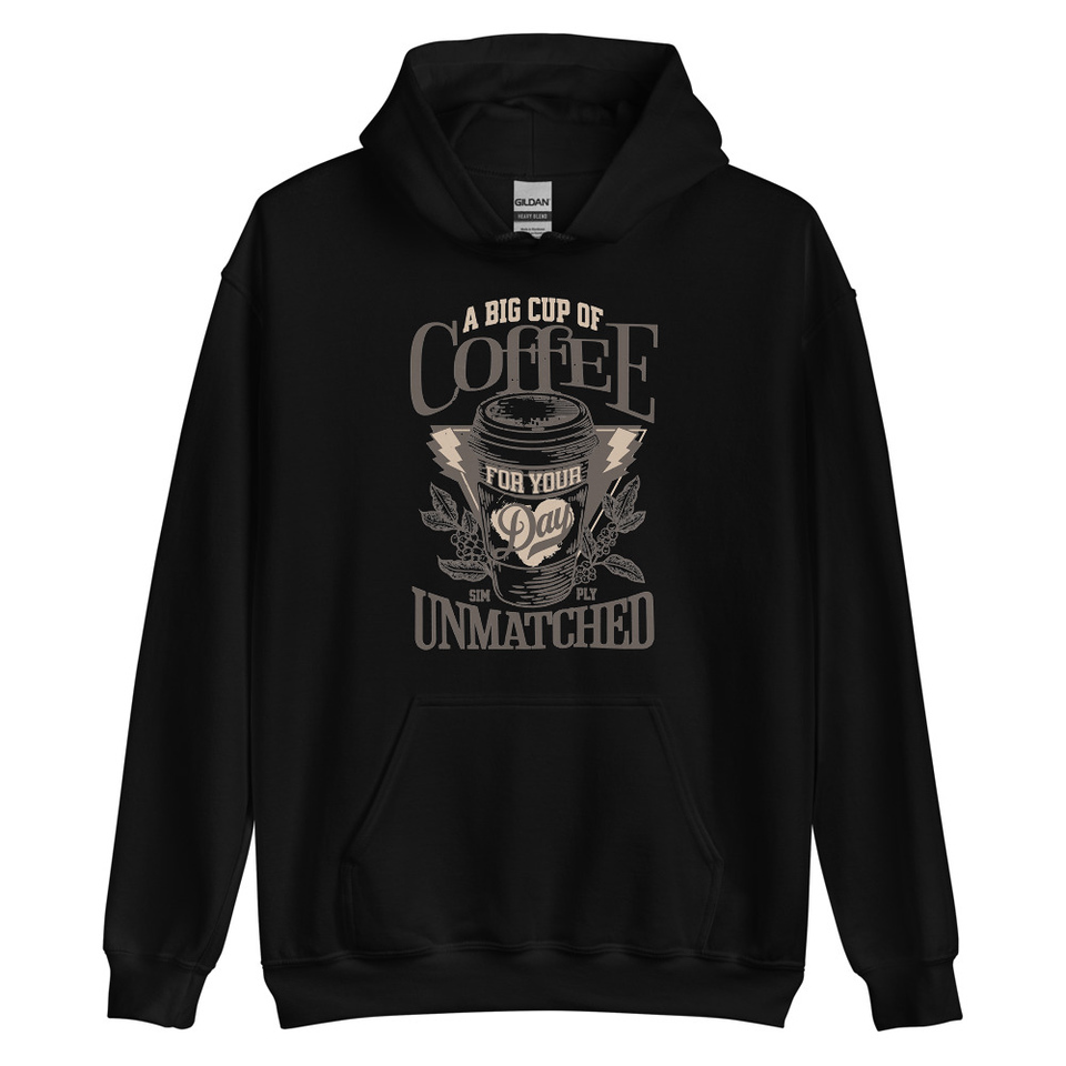 A Big Cup of Coffee Unisex Heavy Blend Hoodie