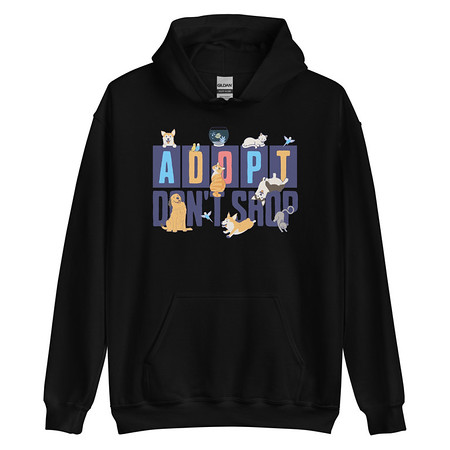 Adopt a Pet - Cute Animal Unisex Heavy Blend Hoodie