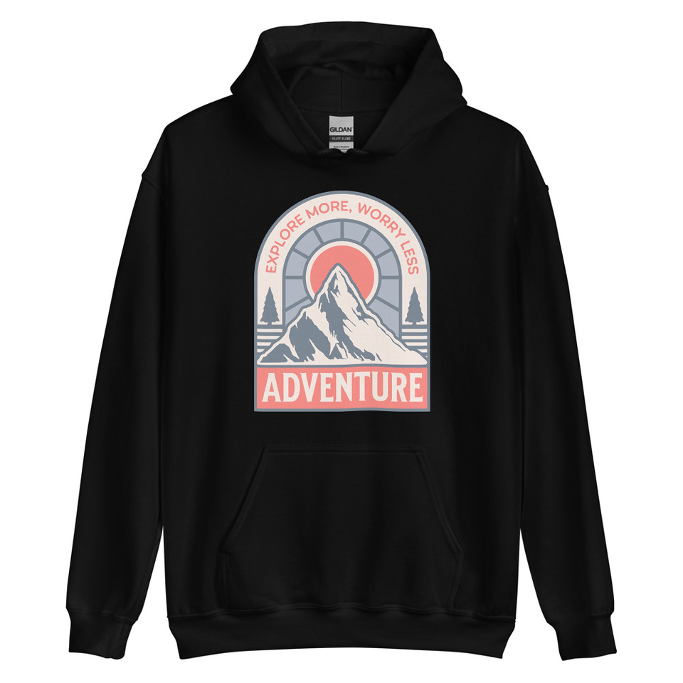 Adventure - Mountain Climbing Unisex Heavy Blend Hoodie
