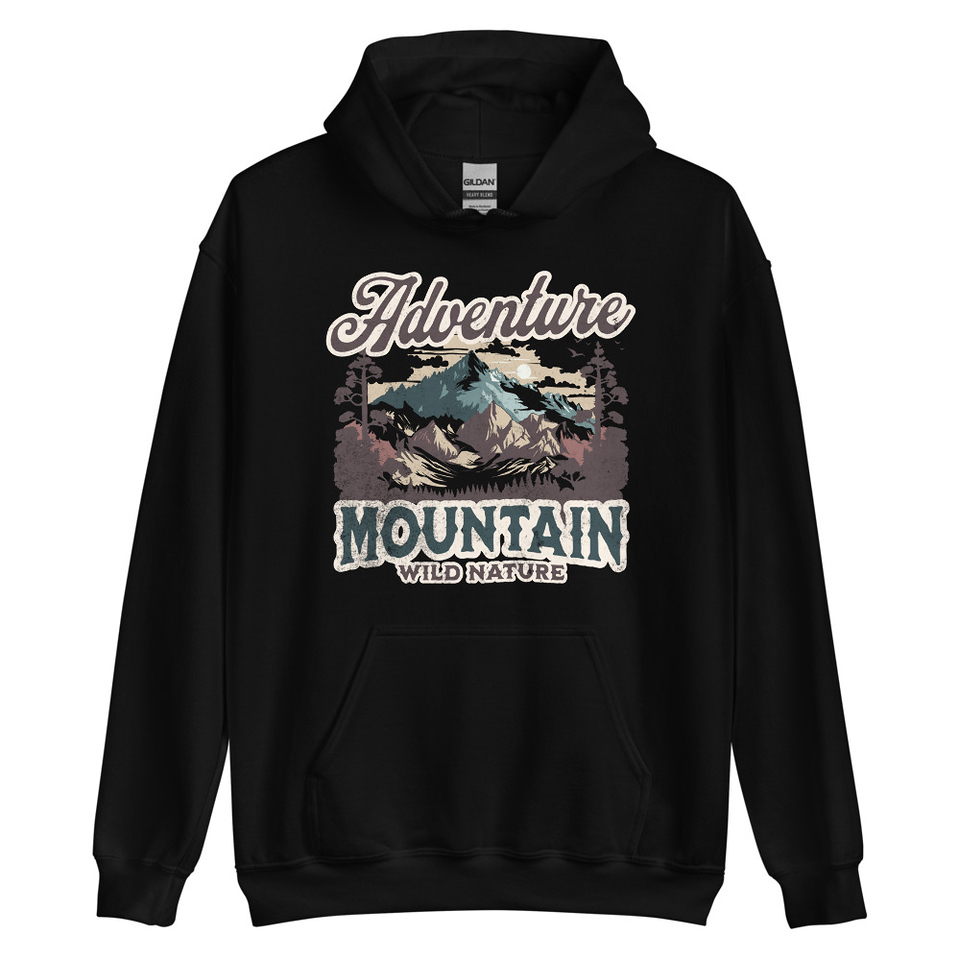 Adventure Mountain Wild Nature Unisex Heavy Blend Hoodie