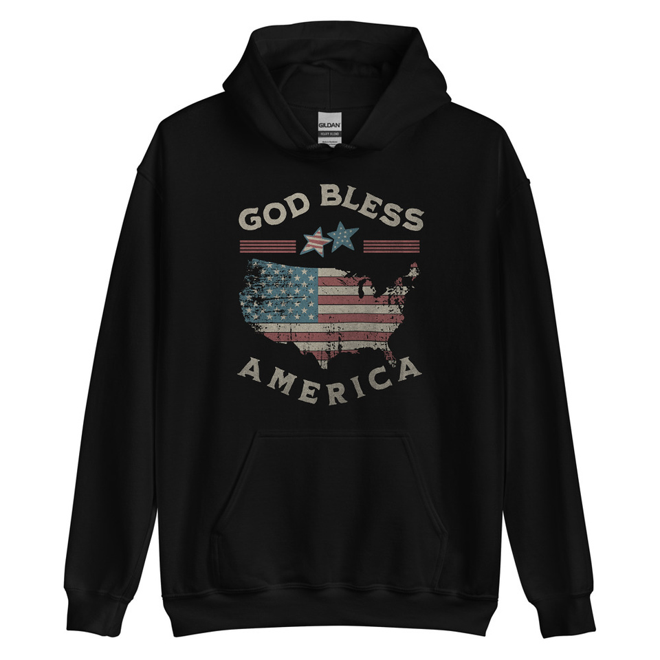 America - Land Of The Free Unisex Heavy Blend Hoodie