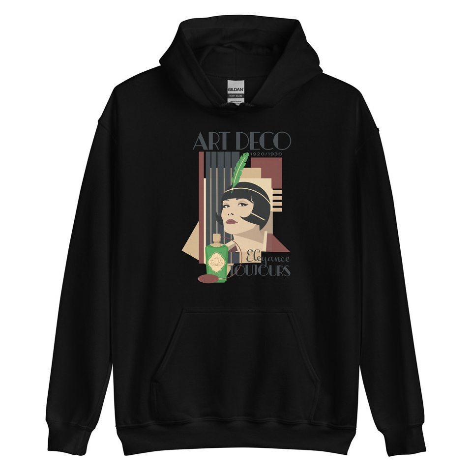 Art Deco Elegance Toujours Unisex Heavy Blend Hoodie