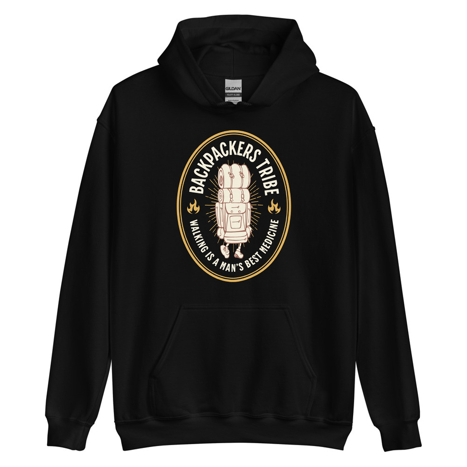 Backpackers Tribe - Adventure Badge Unisex Heavy Blend Hoodie