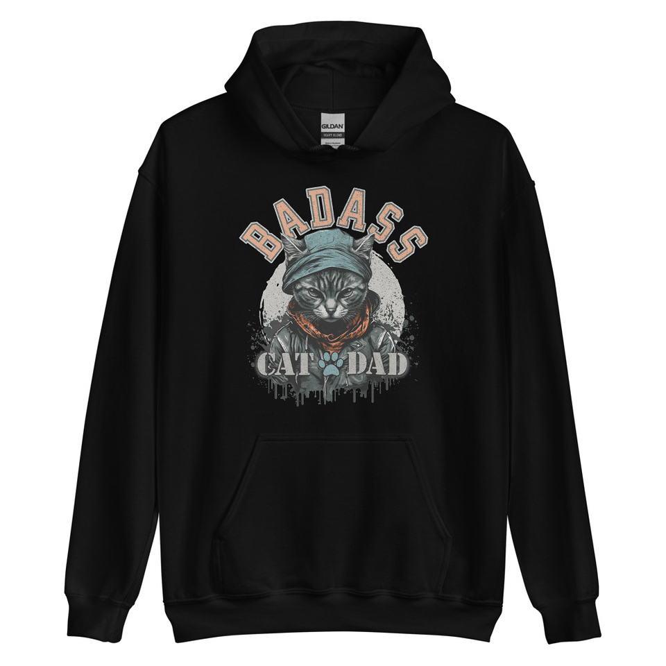 BADASS CAT DAT Unisex Heavy Blend Hoodie