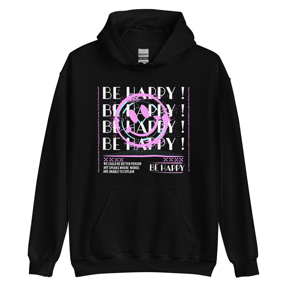 Be Happy ! Unisex Heavy Blend Hoodie