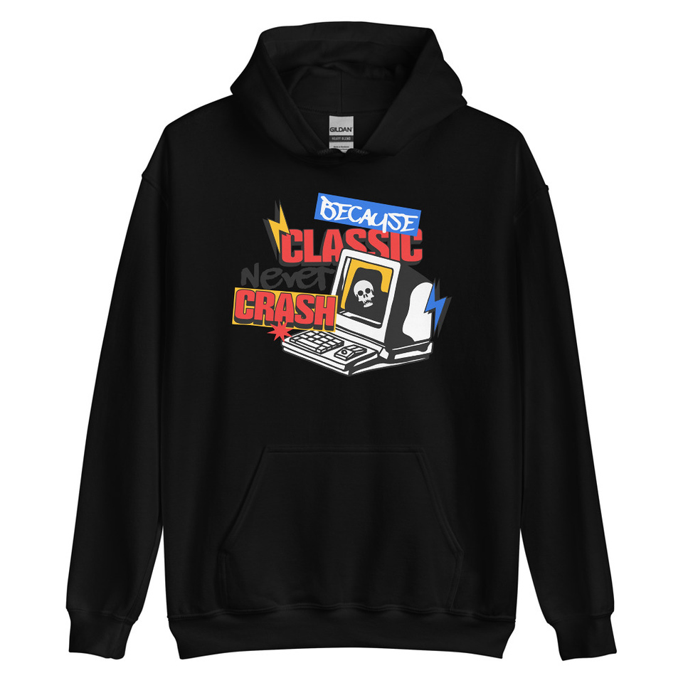 Because Classic Never Crash Unisex Heavy Blend Hoodie