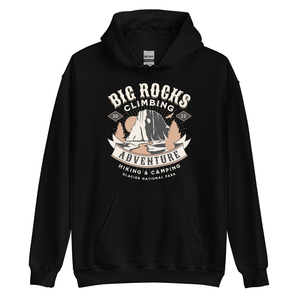 Big Rocks Climbing - Outdoor Adventure Unisex Heavy Blend Hoodie