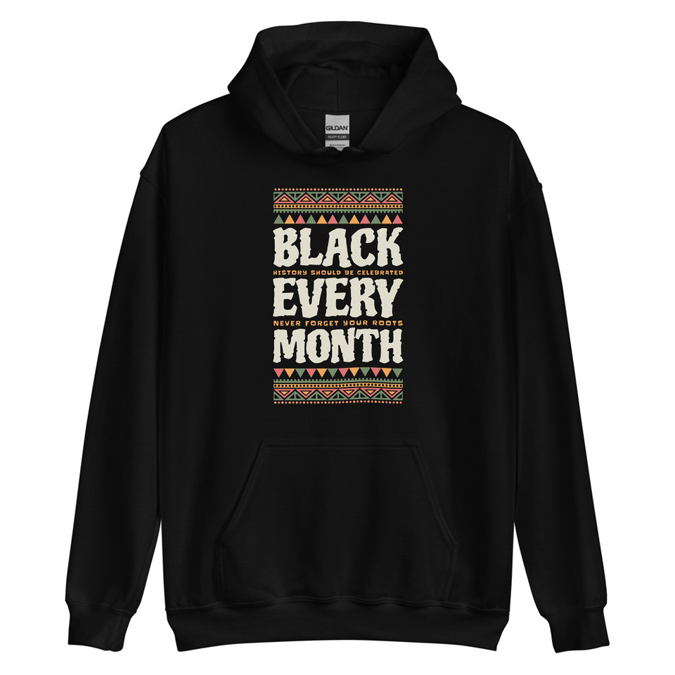 Black Every Month - African American History Unisex Heavy Blend Hoodie
