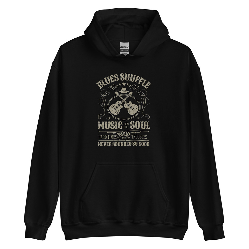 Blues Music from the Soul - Guitar Unisex Heavy Blend Hoodie