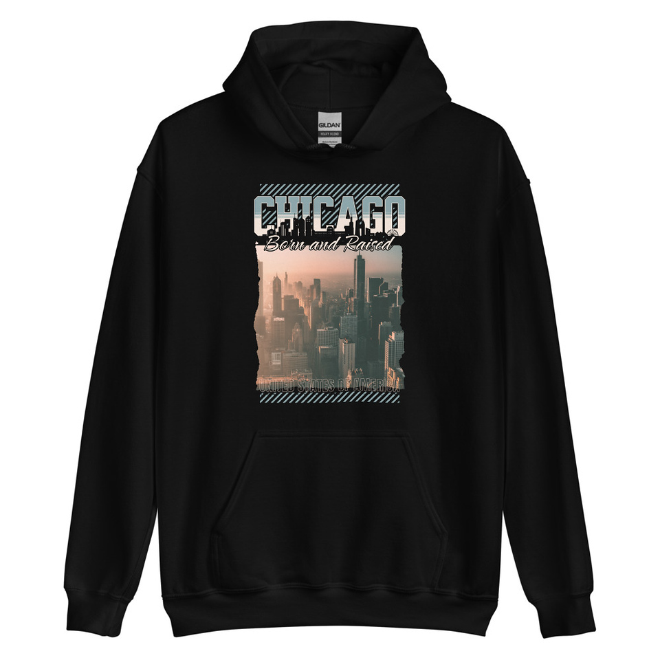 Born and Raised Unisex Heavy Blend Hoodie