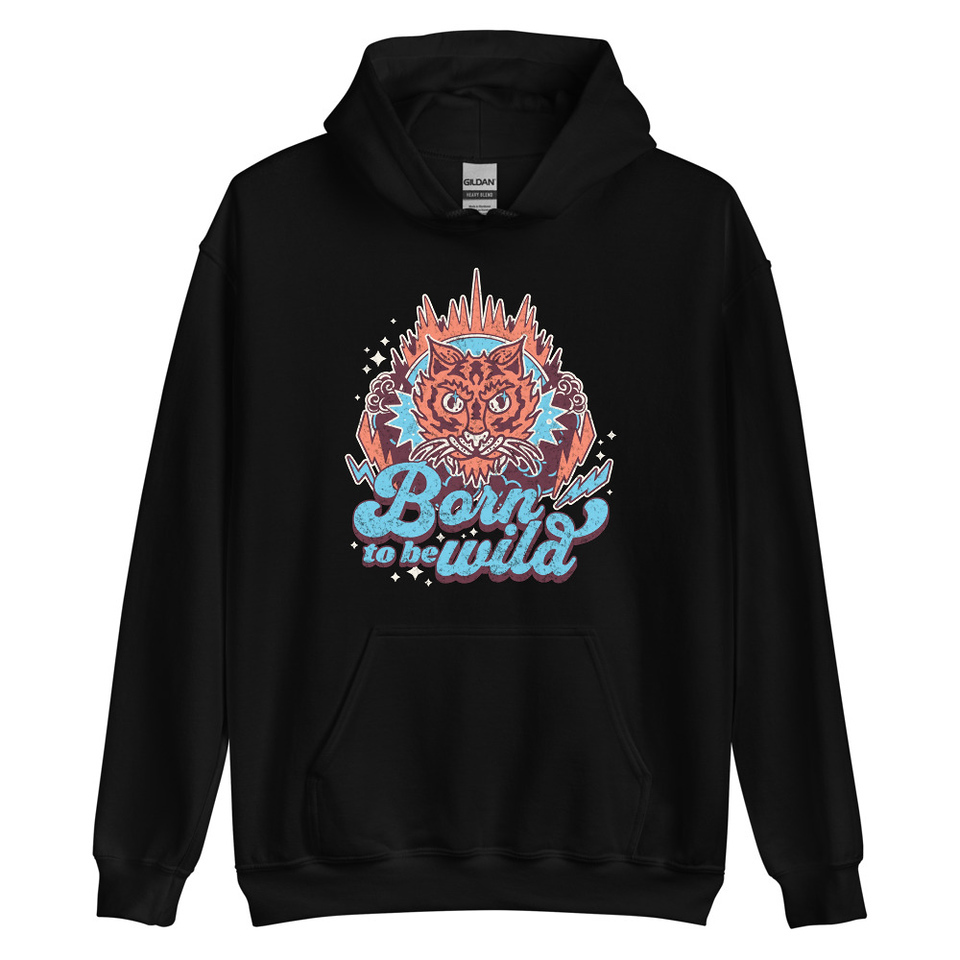 Born to be Wild - Tiger Unisex Heavy Blend Hoodie