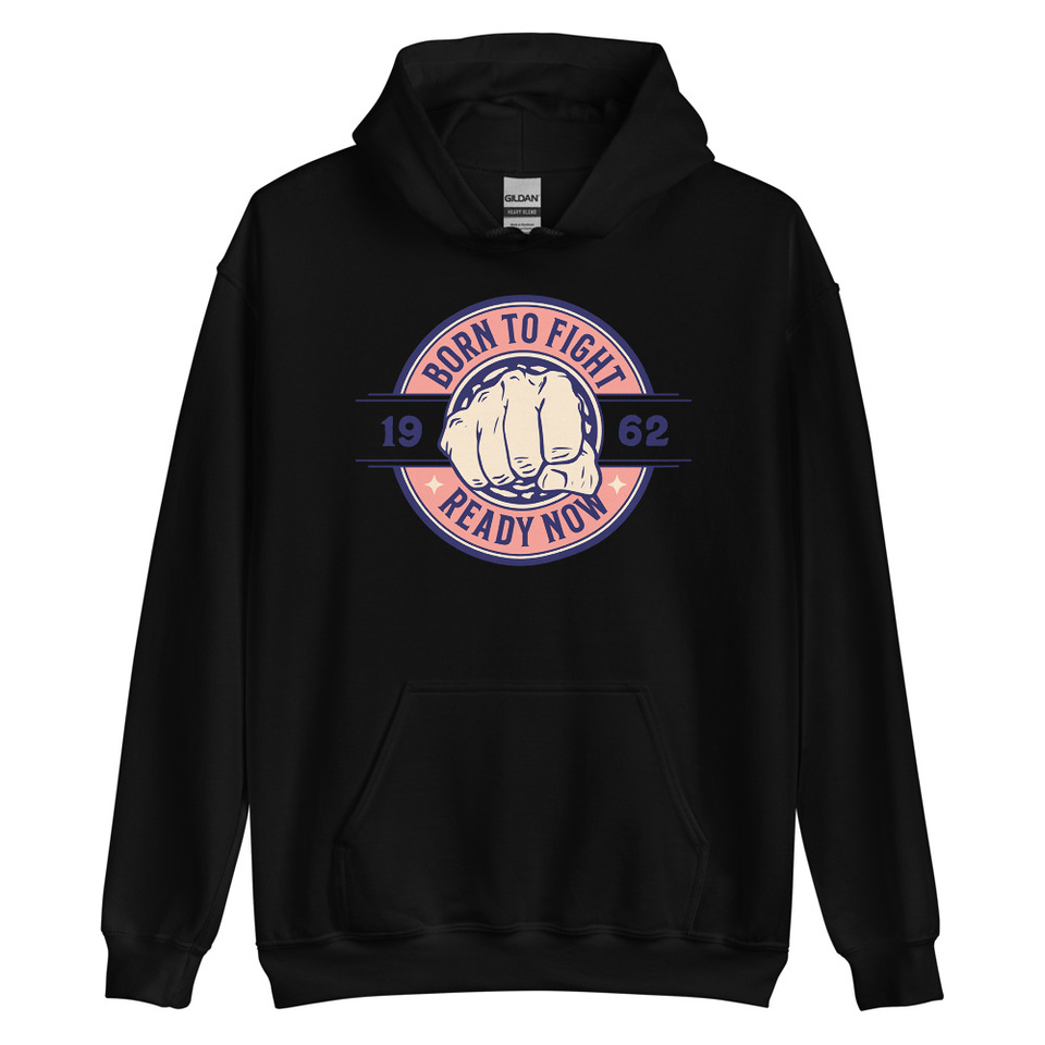 Born to Fight - Fist Unisex Heavy Blend Hoodie