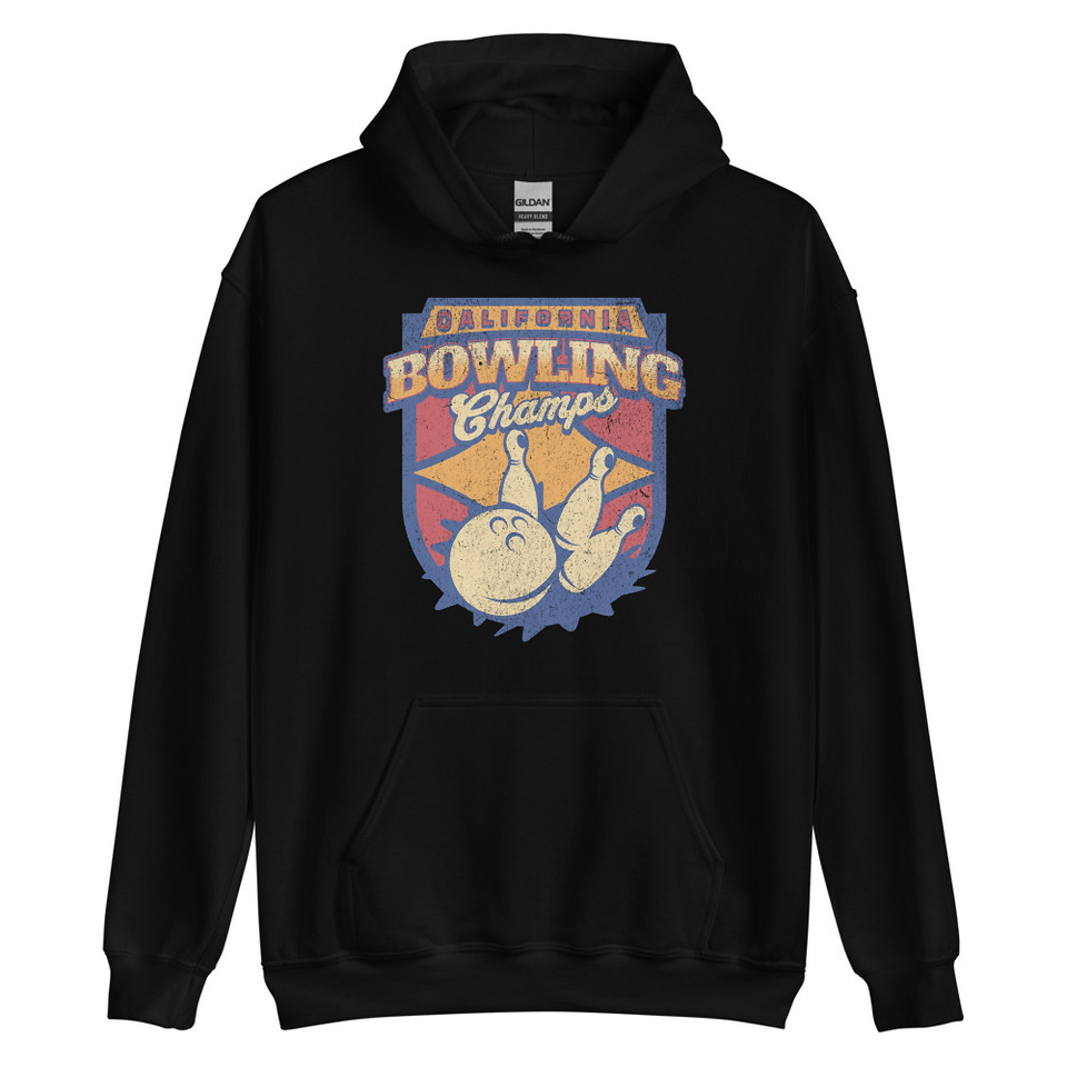 Bowling Championship - Retro Athlectic Sports Unisex Heavy Blend Hoodie