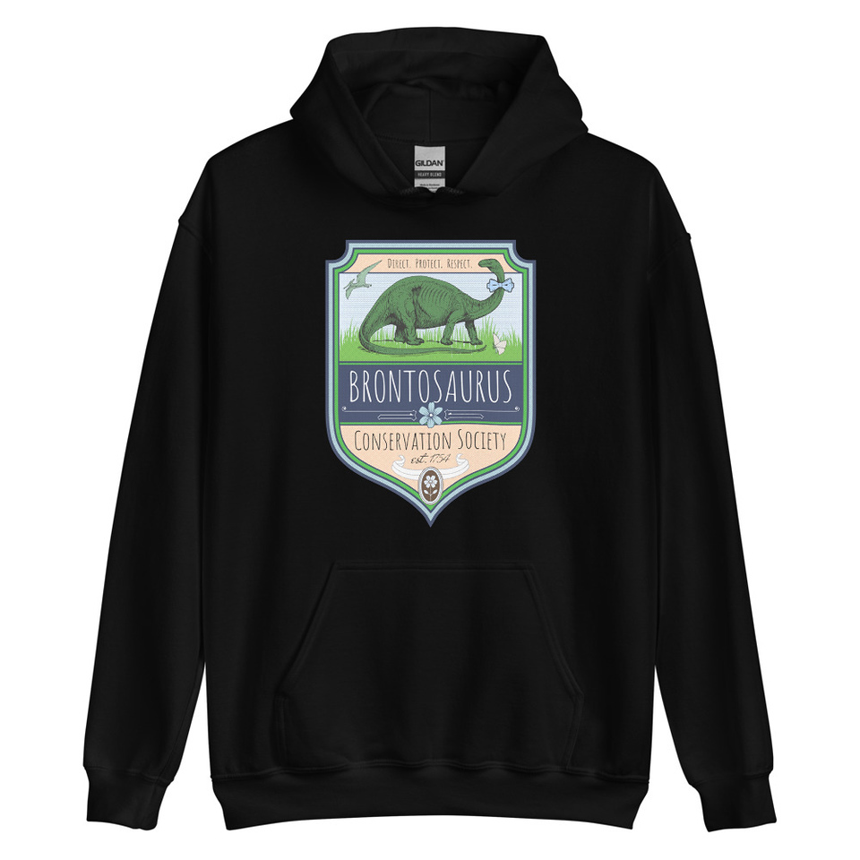 Brontosaurus Conservation Society Unisex Heavy Blend Hoodie