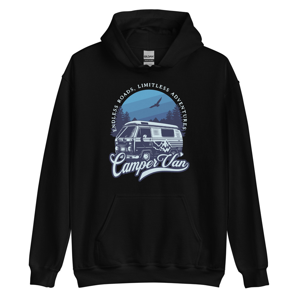 Campervan Unisex Heavy Blend Hoodie