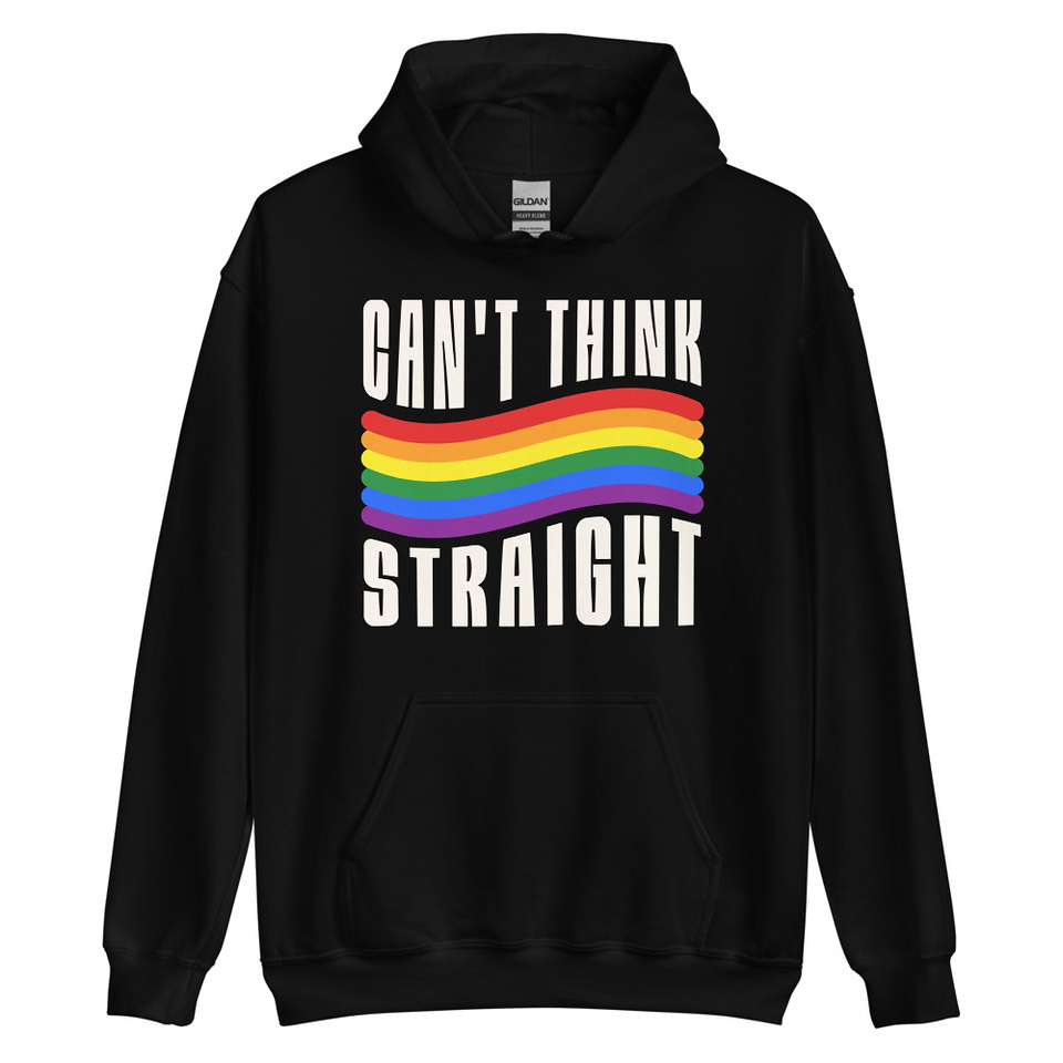 Can't Think Straight Unisex Heavy Blend Hoodie