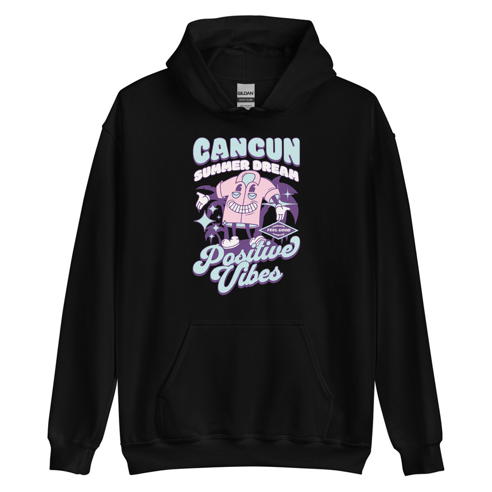 Cancun Positive Vibes Unisex Heavy Blend Hoodie