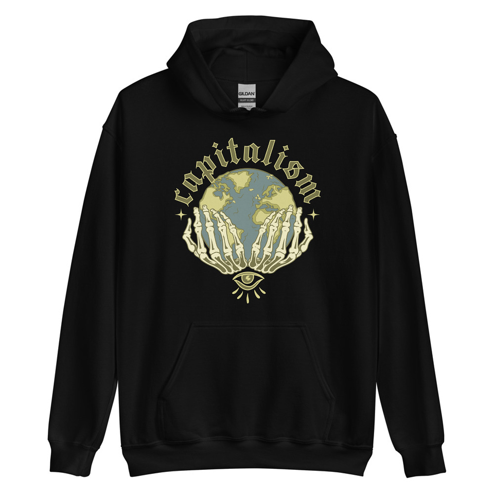 Capitalism - Earth Unisex Heavy Blend Hoodie