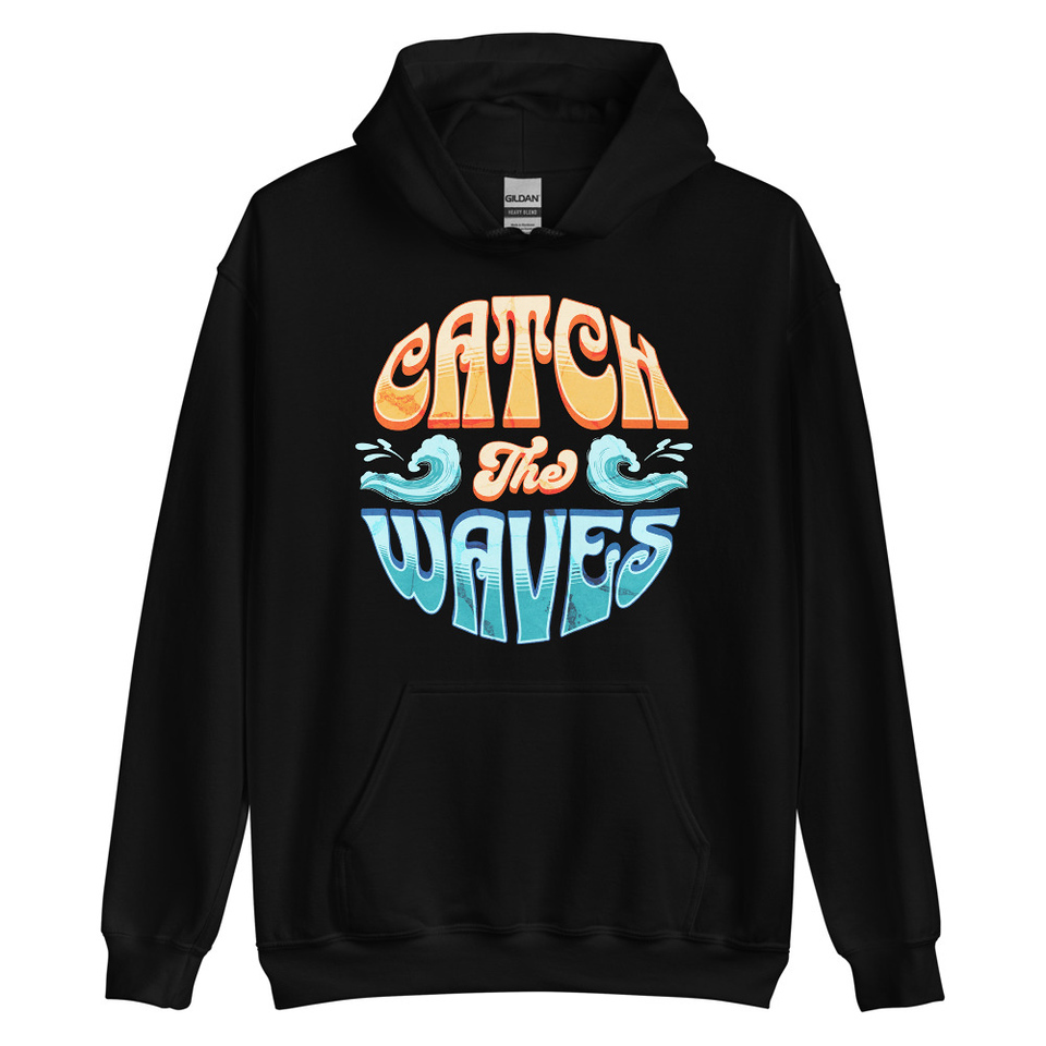 Catch the Waves - Beach Vibe Unisex Heavy Blend Hoodie