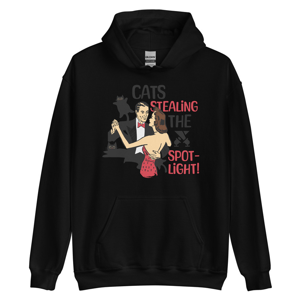 Cats Stealing the Spotlight Unisex Heavy Blend Hoodie