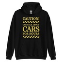 Caution Signs - Yellow Traffic Sign Unisex Heavy Blend Hoodie