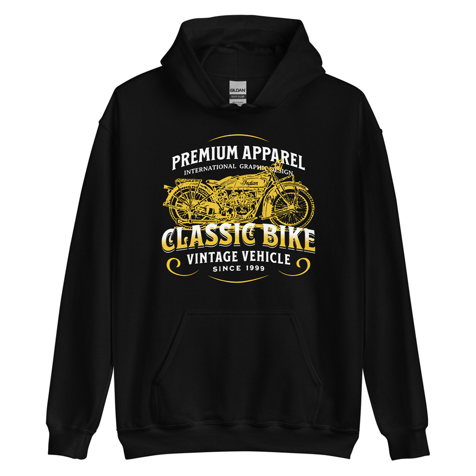 Classic Bike Unisex Heavy Blend Hoodie