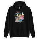Classic Retro Illustrative Portrait Men Calling Unisex Heavy Blend Hoodie
