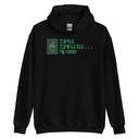 Coffee Completes Me - Neon Heart Unisex Heavy Blend Hoodie