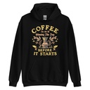 Coffee, The art of Winning The Day Unisex Heavy Blend Hoodie