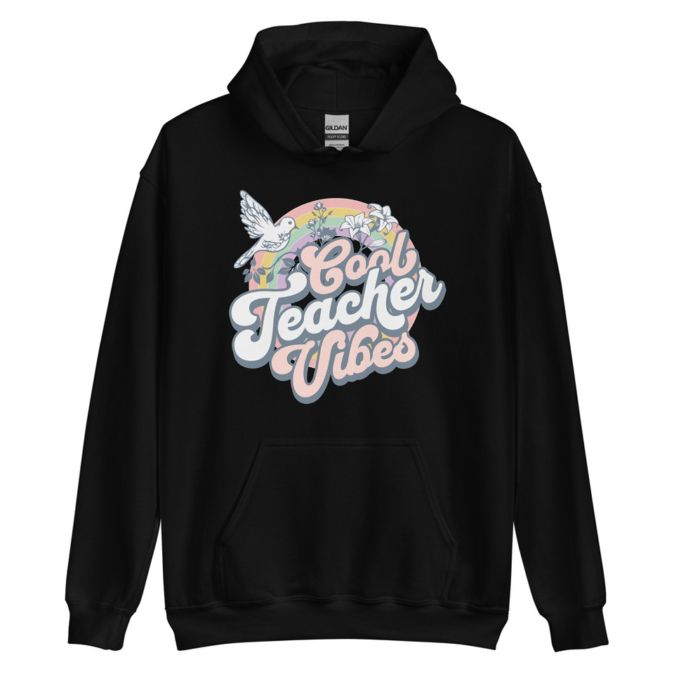 Cool Teacher Vibes Unisex Heavy Blend Hoodie