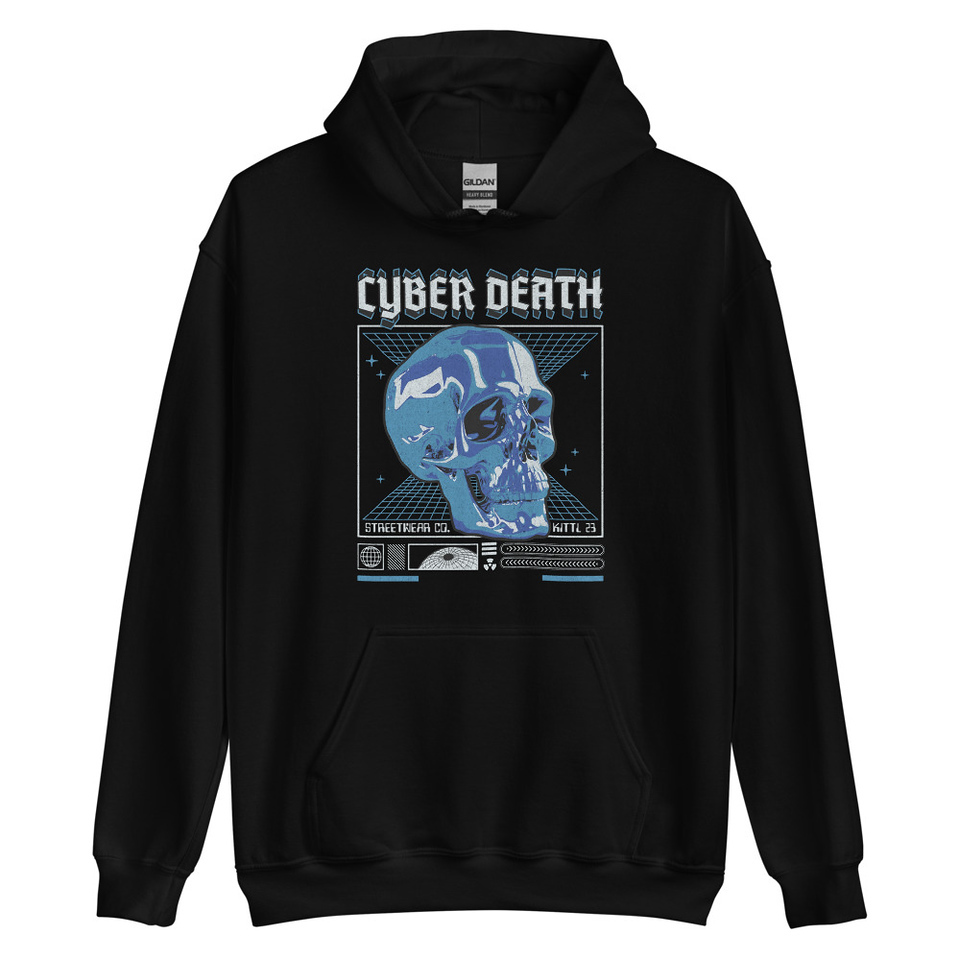 Cyber Death - Skull Unisex Heavy Blend Hoodie