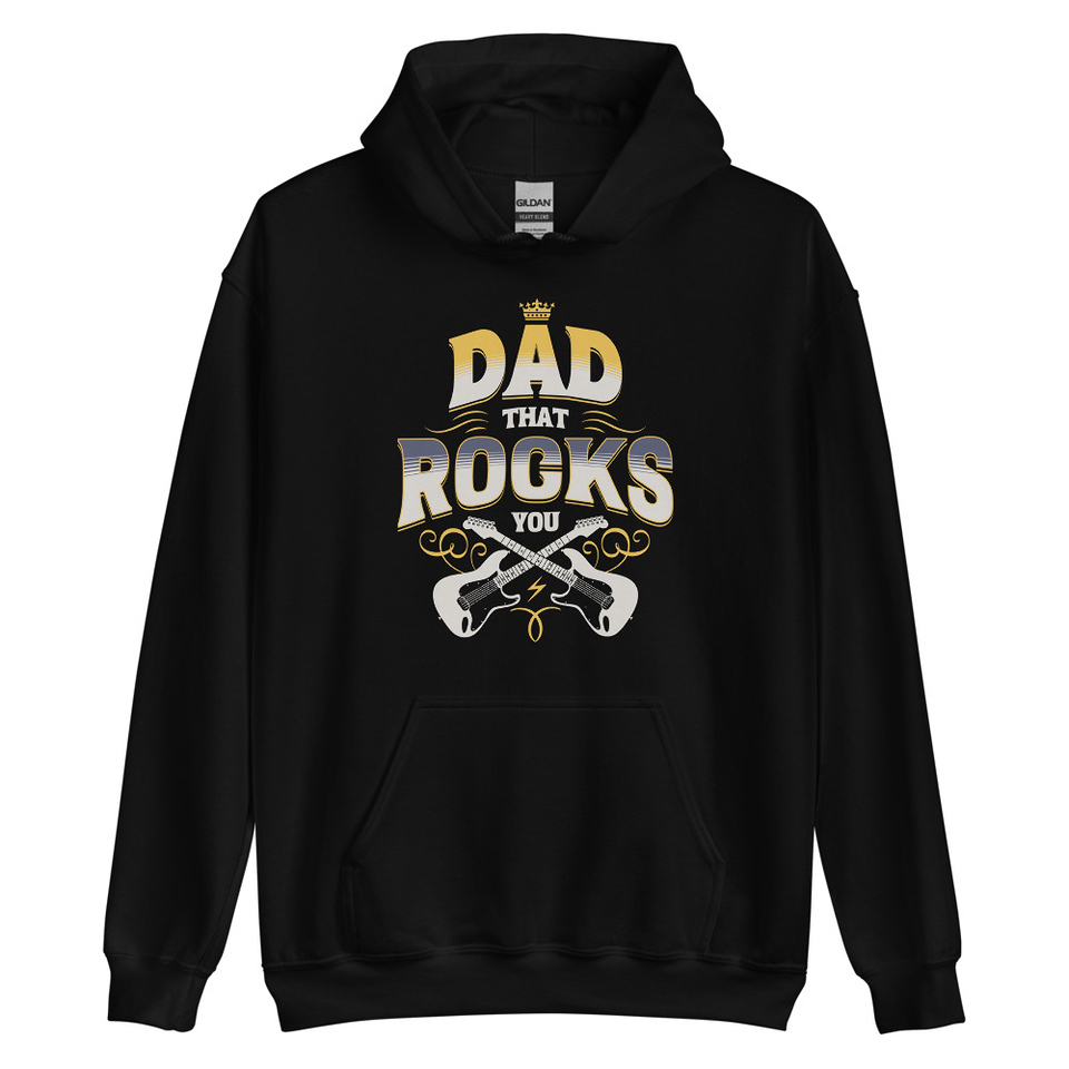 Dad That Rocks You - Electric Guitar Unisex Heavy Blend Hoodie