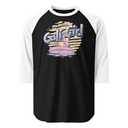 90's Cali Girl Unisex 3/4 Sleeve Raglan Shirt