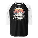 Adventure Await - Wilderness Camping Unisex 3/4 Sleeve Raglan Shirt