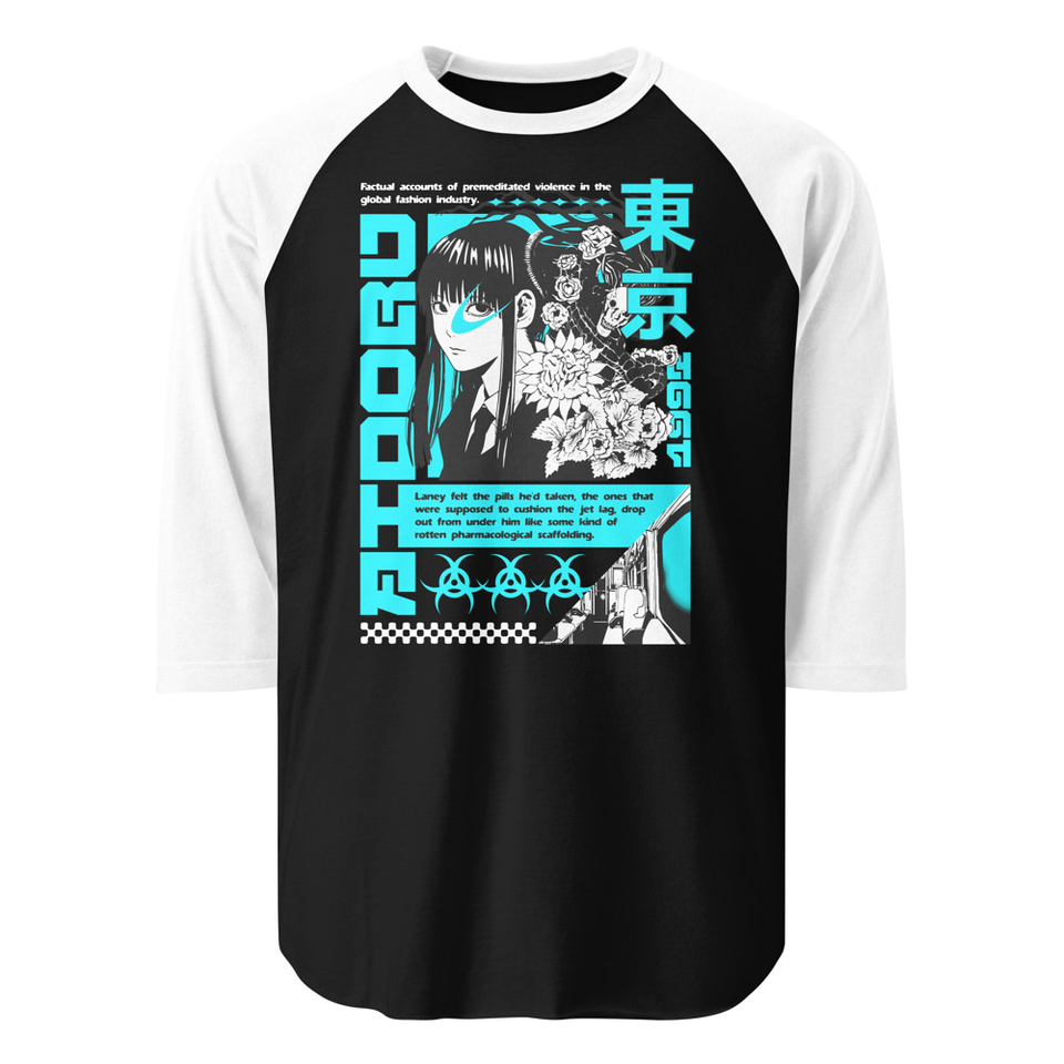Aidoru - Japanese Anime Girl Unisex 3/4 Sleeve Raglan Shirt