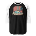 Albuquerque - Retro Hot Air Baloon Unisex 3/4 Sleeve Raglan Shirt