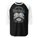 American All Star Football - Sports Helmet Unisex 3/4 Sleeve Raglan Shirt