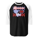 American girl Unisex 3/4 Sleeve Raglan Shirt