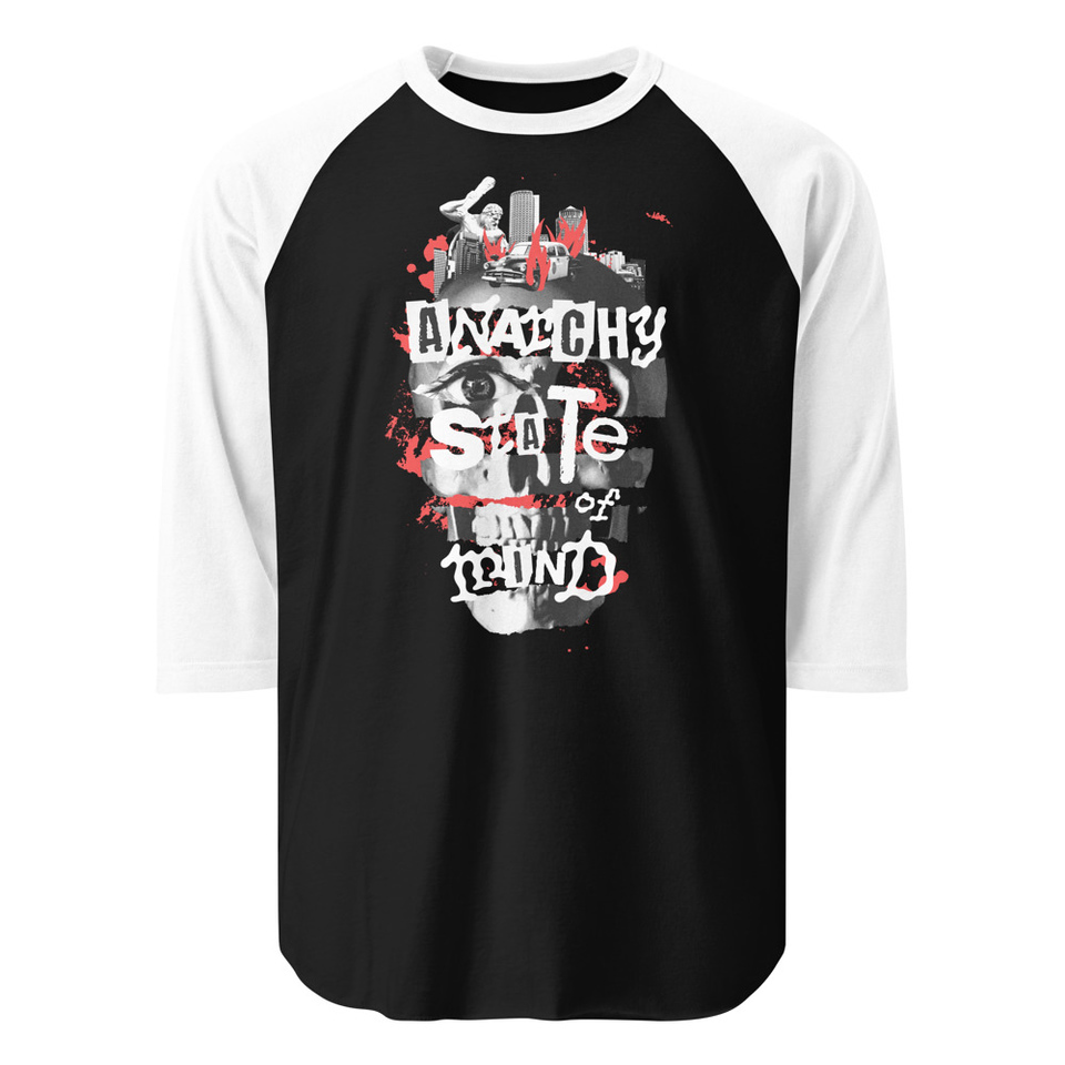 Anarchy State of Mind Unisex 3/4 Sleeve Raglan Shirt