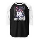 Bad Unicorn - Horse Unisex 3/4 Sleeve Raglan Shirt