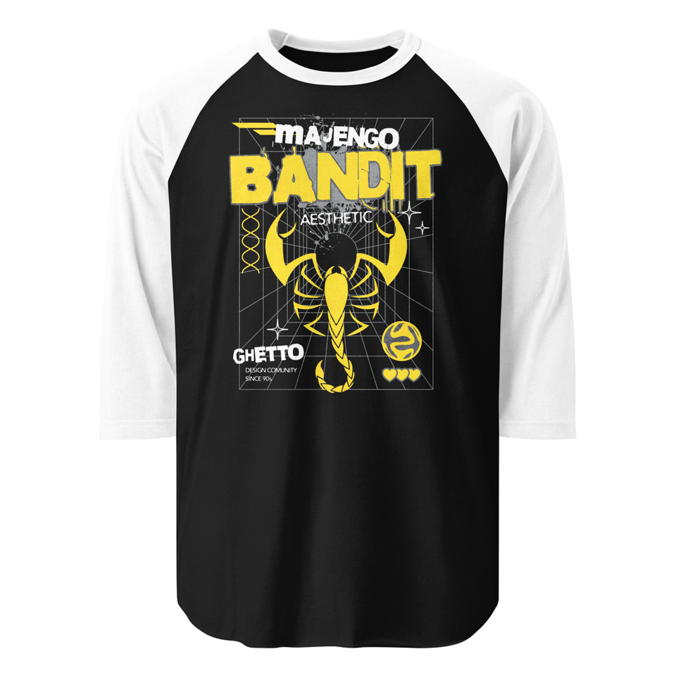 Bandit Aesthetic - Scorpion Unisex 3/4 Sleeve Raglan Shirt