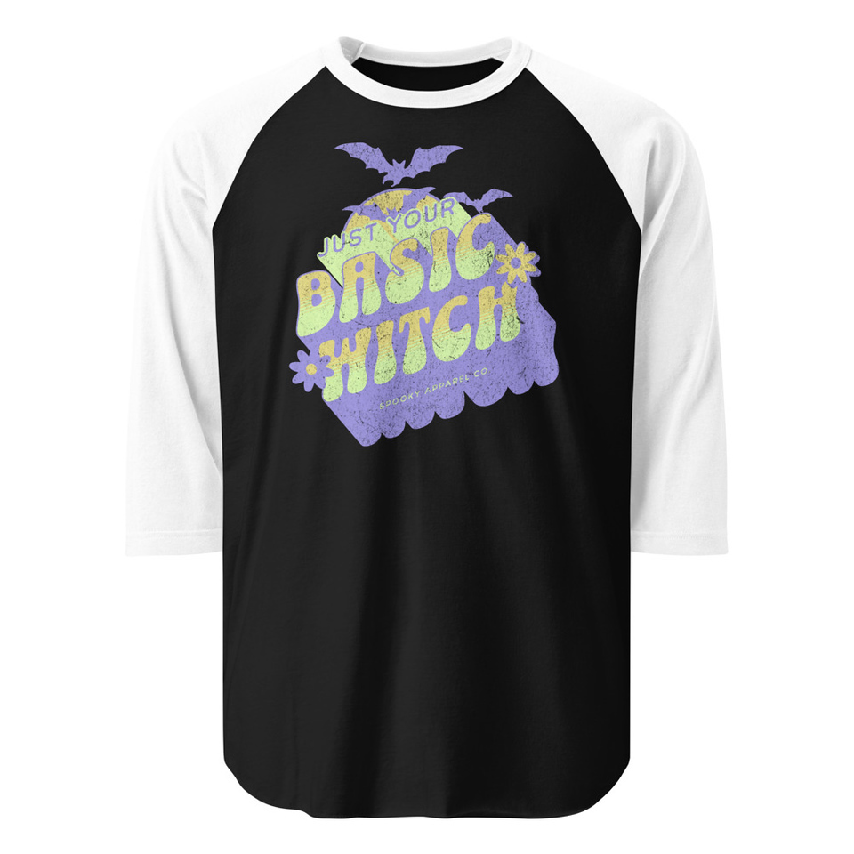 Basic Witch - Halloween Unisex 3/4 Sleeve Raglan Shirt