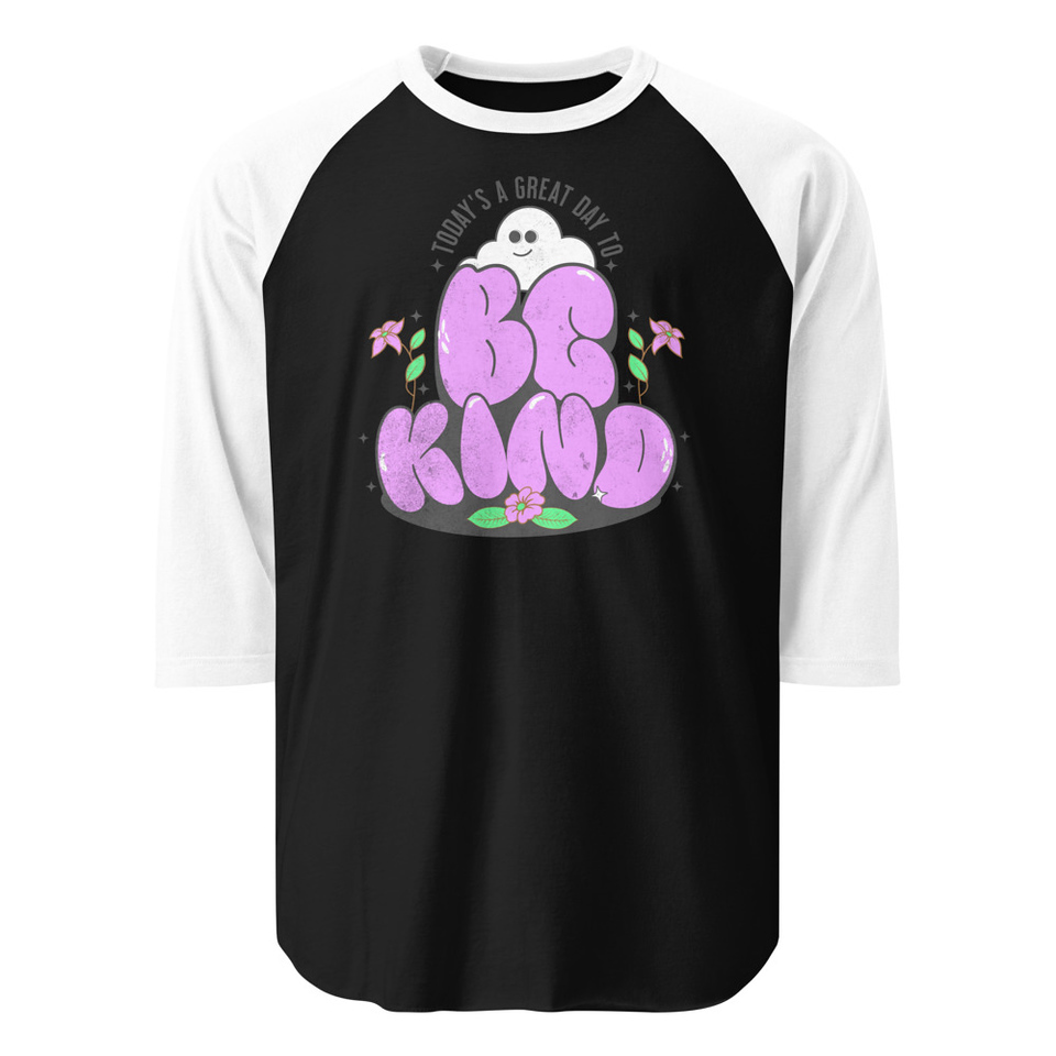 Be Kind Unisex 3/4 Sleeve Raglan Shirt