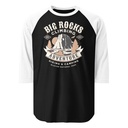 Big Rocks Climbing - Outdoor Adventure Unisex 3/4 Sleeve Raglan Shirt