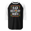 Black History Month - African American Culture Unisex 3/4 Sleeve Raglan Shirt