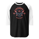Blacksmith Experimental - Rock Skull Unisex 3/4 Sleeve Raglan Shirt