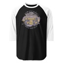 Boombox Music Player - Retro Unisex 3/4 Sleeve Raglan Shirt